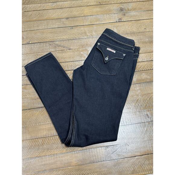 Hudson Triangle Flap Pocket Stretch Denim Jeans - Woman's Size 30 - W422DCC - Picture 2 of 16